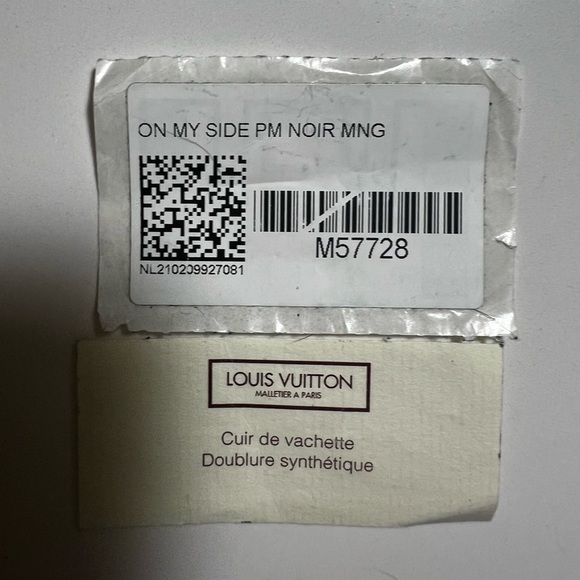 LOUIS VUITTON On My Side PM Noir Monogram Handbag AUTHENTIC - Picture 11 of 11